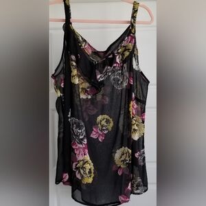 3/$20 Sheer Floral Blouse